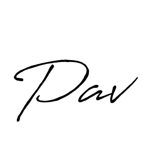 Pav stylish signature style. Best Handwritten Sign (Antro_Vectra_Bolder) for my name. Handwritten Signature Collection Ideas for my name Pav. Pav signature style 7 images and pictures png