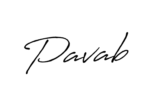 Also we have Pavab name is the best signature style. Create professional handwritten signature collection using Antro_Vectra_Bolder autograph style. Pavab signature style 7 images and pictures png