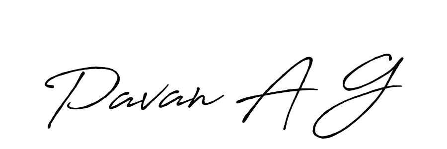 Also You can easily find your signature by using the search form. We will create Pavan A G name handwritten signature images for you free of cost using Antro_Vectra_Bolder sign style. Pavan A G signature style 7 images and pictures png