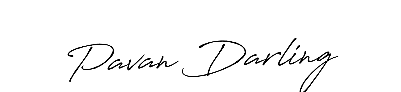 Design your own signature with our free online signature maker. With this signature software, you can create a handwritten (Antro_Vectra_Bolder) signature for name Pavan Darling. Pavan Darling signature style 7 images and pictures png