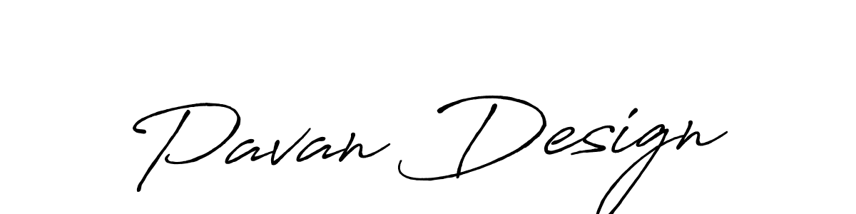 Create a beautiful signature design for name Pavan Design. With this signature (Antro_Vectra_Bolder) fonts, you can make a handwritten signature for free. Pavan Design signature style 7 images and pictures png