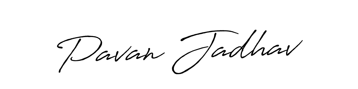 How to make Pavan Jadhav signature? Antro_Vectra_Bolder is a professional autograph style. Create handwritten signature for Pavan Jadhav name. Pavan Jadhav signature style 7 images and pictures png