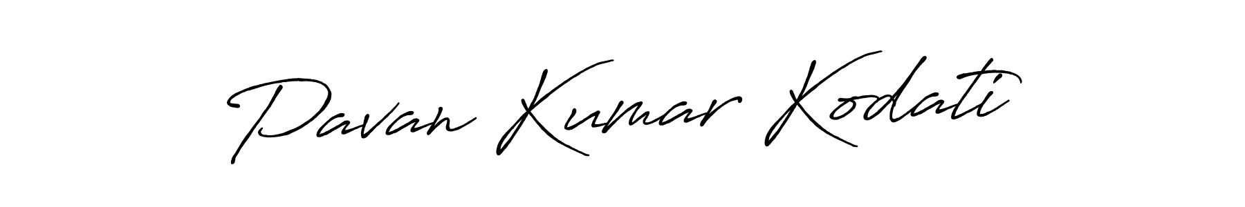 How to make Pavan Kumar Kodati signature? Antro_Vectra_Bolder is a professional autograph style. Create handwritten signature for Pavan Kumar Kodati name. Pavan Kumar Kodati signature style 7 images and pictures png