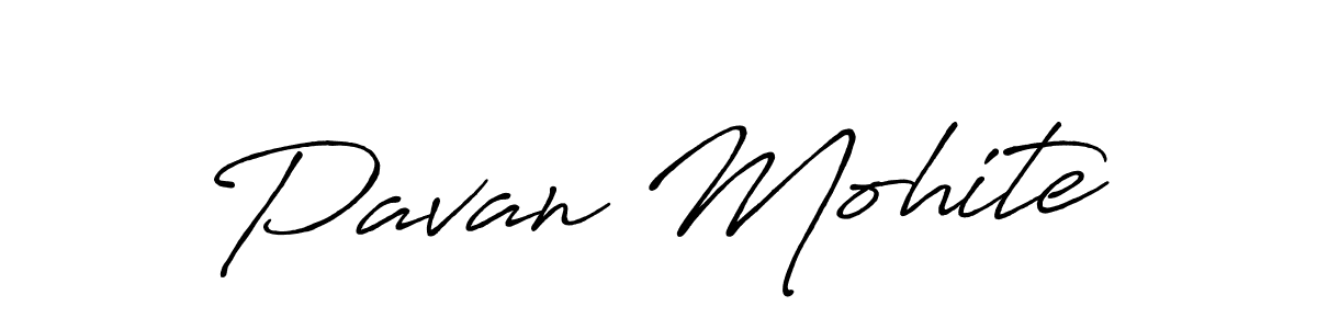 Also You can easily find your signature by using the search form. We will create Pavan Mohite name handwritten signature images for you free of cost using Antro_Vectra_Bolder sign style. Pavan Mohite signature style 7 images and pictures png