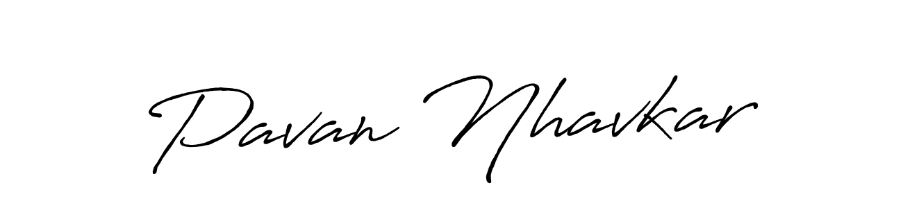 Also You can easily find your signature by using the search form. We will create Pavan Nhavkar name handwritten signature images for you free of cost using Antro_Vectra_Bolder sign style. Pavan Nhavkar signature style 7 images and pictures png