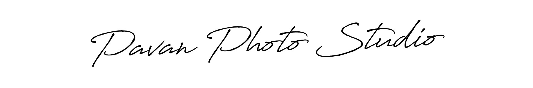 Pavan Photo Studio stylish signature style. Best Handwritten Sign (Antro_Vectra_Bolder) for my name. Handwritten Signature Collection Ideas for my name Pavan Photo Studio. Pavan Photo Studio signature style 7 images and pictures png