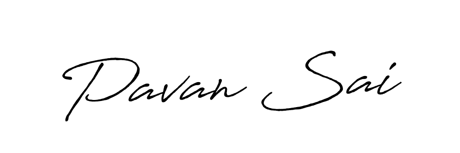 Design your own signature with our free online signature maker. With this signature software, you can create a handwritten (Antro_Vectra_Bolder) signature for name Pavan Sai. Pavan Sai signature style 7 images and pictures png