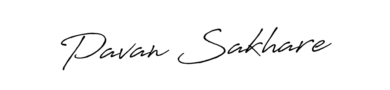 Pavan Sakhare stylish signature style. Best Handwritten Sign (Antro_Vectra_Bolder) for my name. Handwritten Signature Collection Ideas for my name Pavan Sakhare. Pavan Sakhare signature style 7 images and pictures png