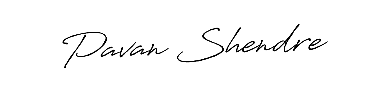 Also we have Pavan Shendre name is the best signature style. Create professional handwritten signature collection using Antro_Vectra_Bolder autograph style. Pavan Shendre signature style 7 images and pictures png