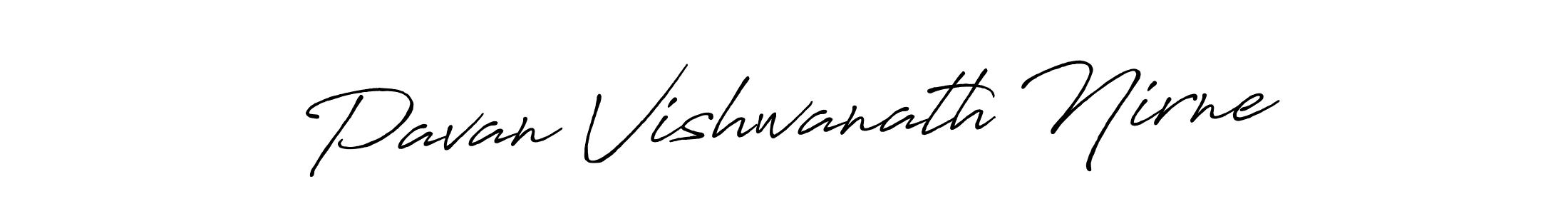 Also You can easily find your signature by using the search form. We will create Pavan Vishwanath Nirne name handwritten signature images for you free of cost using Antro_Vectra_Bolder sign style. Pavan Vishwanath Nirne signature style 7 images and pictures png