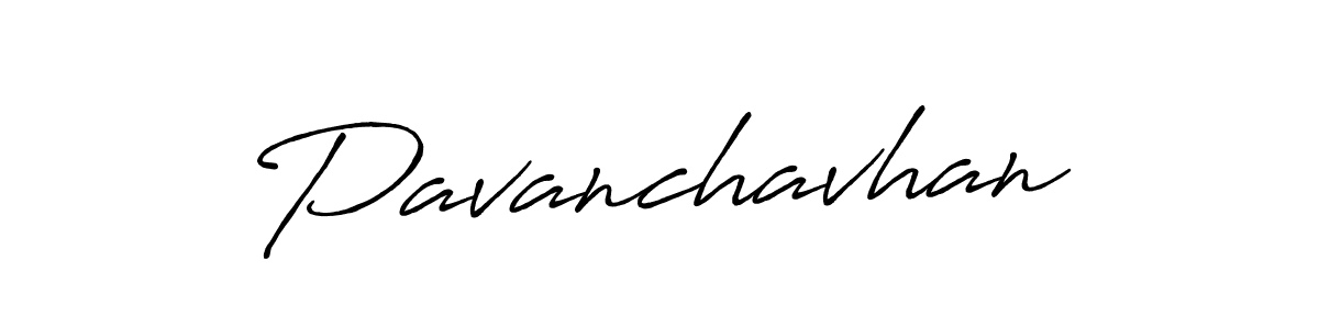 Make a beautiful signature design for name Pavanchavhan. With this signature (Antro_Vectra_Bolder) style, you can create a handwritten signature for free. Pavanchavhan signature style 7 images and pictures png