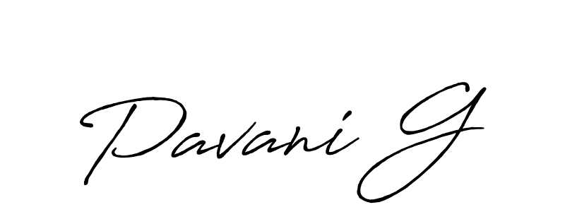 You can use this online signature creator to create a handwritten signature for the name Pavani G. This is the best online autograph maker. Pavani G signature style 7 images and pictures png