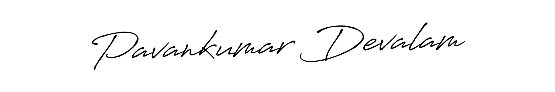 Pavankumar Devalam stylish signature style. Best Handwritten Sign (Antro_Vectra_Bolder) for my name. Handwritten Signature Collection Ideas for my name Pavankumar Devalam. Pavankumar Devalam signature style 7 images and pictures png