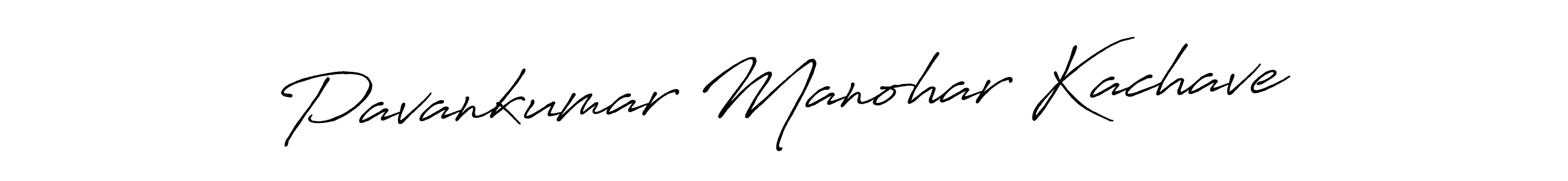 Create a beautiful signature design for name Pavankumar Manohar Kachave. With this signature (Antro_Vectra_Bolder) fonts, you can make a handwritten signature for free. Pavankumar Manohar Kachave signature style 7 images and pictures png