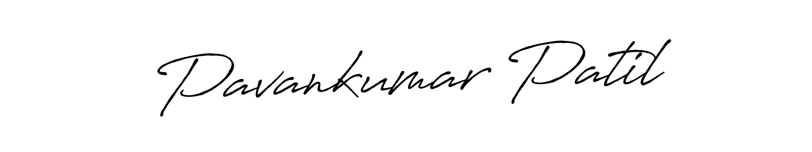 How to make Pavankumar Patil name signature. Use Antro_Vectra_Bolder style for creating short signs online. This is the latest handwritten sign. Pavankumar Patil signature style 7 images and pictures png