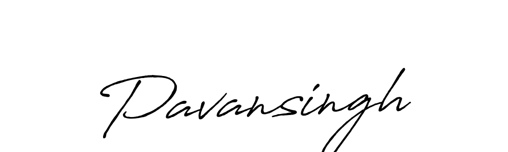 Make a beautiful signature design for name Pavansingh. With this signature (Antro_Vectra_Bolder) style, you can create a handwritten signature for free. Pavansingh signature style 7 images and pictures png