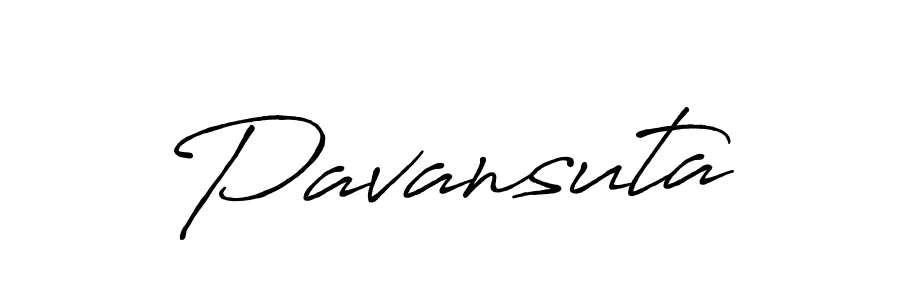 It looks lik you need a new signature style for name Pavansuta. Design unique handwritten (Antro_Vectra_Bolder) signature with our free signature maker in just a few clicks. Pavansuta signature style 7 images and pictures png