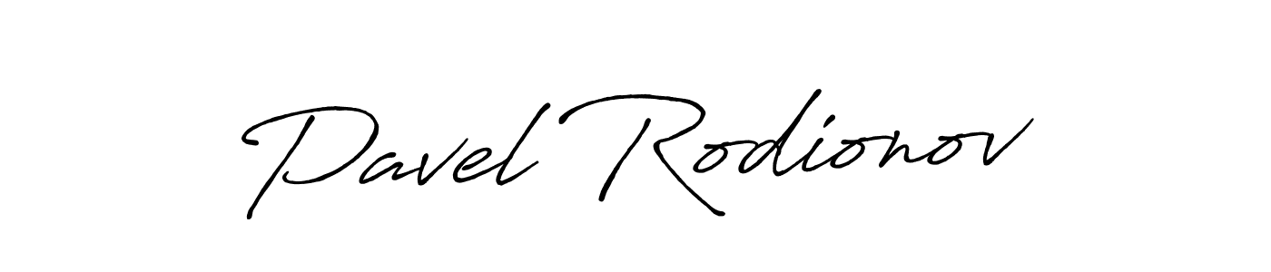 Design your own signature with our free online signature maker. With this signature software, you can create a handwritten (Antro_Vectra_Bolder) signature for name Pavel Rodionov. Pavel Rodionov signature style 7 images and pictures png