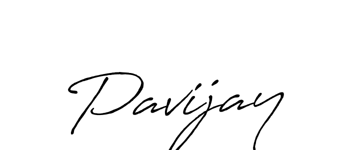 Create a beautiful signature design for name Pavijay. With this signature (Antro_Vectra_Bolder) fonts, you can make a handwritten signature for free. Pavijay signature style 7 images and pictures png