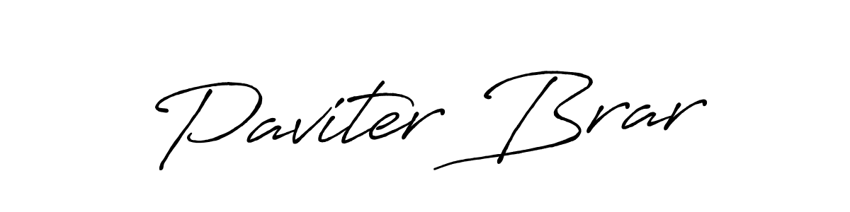 You should practise on your own different ways (Antro_Vectra_Bolder) to write your name (Paviter Brar) in signature. don't let someone else do it for you. Paviter Brar signature style 7 images and pictures png