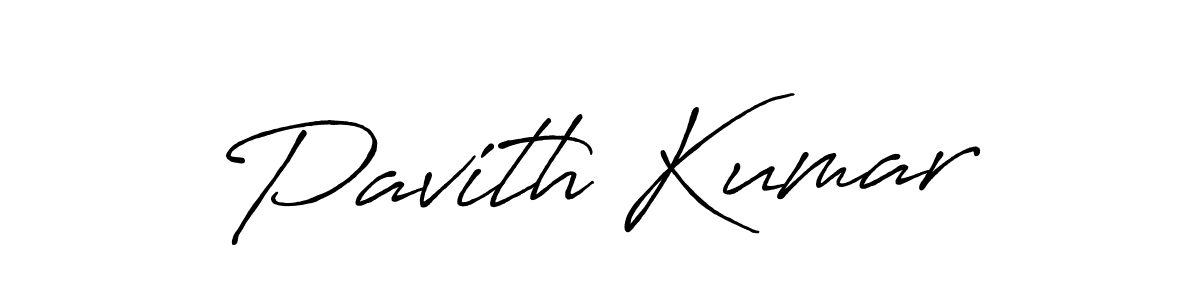 Pavith Kumar stylish signature style. Best Handwritten Sign (Antro_Vectra_Bolder) for my name. Handwritten Signature Collection Ideas for my name Pavith Kumar. Pavith Kumar signature style 7 images and pictures png