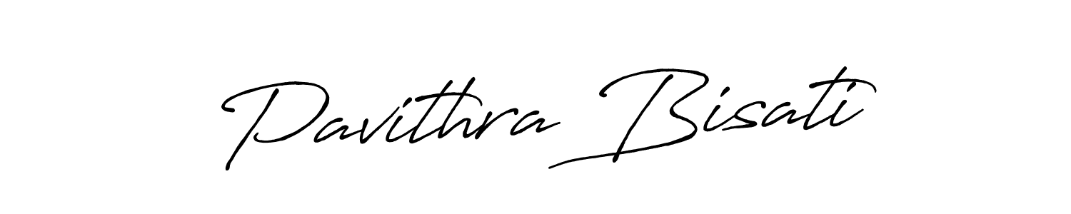 Design your own signature with our free online signature maker. With this signature software, you can create a handwritten (Antro_Vectra_Bolder) signature for name Pavithra Bisati. Pavithra Bisati signature style 7 images and pictures png