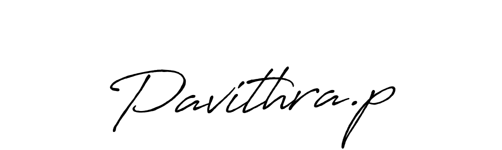 Create a beautiful signature design for name Pavithra.p. With this signature (Antro_Vectra_Bolder) fonts, you can make a handwritten signature for free. Pavithra.p signature style 7 images and pictures png