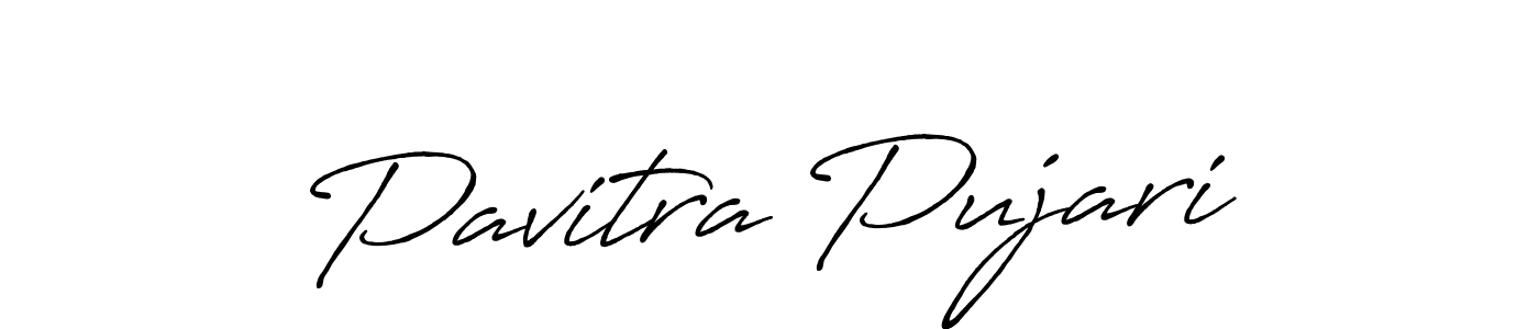 Also You can easily find your signature by using the search form. We will create Pavitra Pujari name handwritten signature images for you free of cost using Antro_Vectra_Bolder sign style. Pavitra Pujari signature style 7 images and pictures png