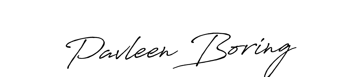 Similarly Antro_Vectra_Bolder is the best handwritten signature design. Signature creator online .You can use it as an online autograph creator for name Pavleen Boring. Pavleen Boring signature style 7 images and pictures png