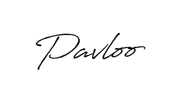 The best way (Antro_Vectra_Bolder) to make a short signature is to pick only two or three words in your name. The name Pavloo include a total of six letters. For converting this name. Pavloo signature style 7 images and pictures png