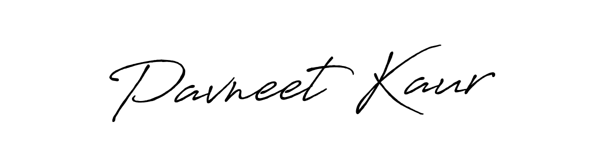 Use a signature maker to create a handwritten signature online. With this signature software, you can design (Antro_Vectra_Bolder) your own signature for name Pavneet Kaur. Pavneet Kaur signature style 7 images and pictures png