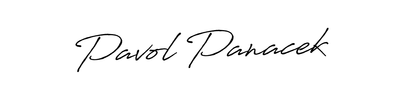 Make a beautiful signature design for name Pavol Panacek. With this signature (Antro_Vectra_Bolder) style, you can create a handwritten signature for free. Pavol Panacek signature style 7 images and pictures png
