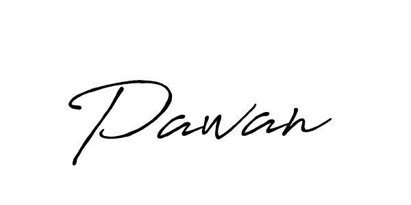 How to make Pawan  name signature. Use Antro_Vectra_Bolder style for creating short signs online. This is the latest handwritten sign. Pawan  signature style 7 images and pictures png