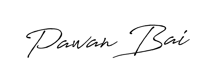 Make a beautiful signature design for name Pawan Bai. With this signature (Antro_Vectra_Bolder) style, you can create a handwritten signature for free. Pawan Bai signature style 7 images and pictures png