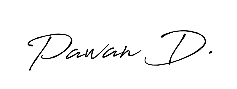 How to make Pawan D. signature? Antro_Vectra_Bolder is a professional autograph style. Create handwritten signature for Pawan D. name. Pawan D. signature style 7 images and pictures png