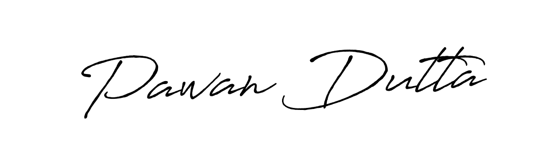 Use a signature maker to create a handwritten signature online. With this signature software, you can design (Antro_Vectra_Bolder) your own signature for name Pawan Dutta. Pawan Dutta signature style 7 images and pictures png