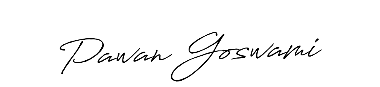 How to make Pawan Goswami signature? Antro_Vectra_Bolder is a professional autograph style. Create handwritten signature for Pawan Goswami name. Pawan Goswami signature style 7 images and pictures png