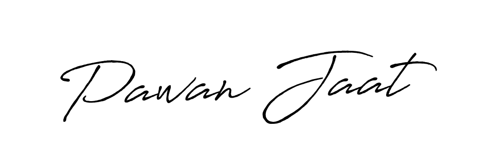 Pawan Jaat stylish signature style. Best Handwritten Sign (Antro_Vectra_Bolder) for my name. Handwritten Signature Collection Ideas for my name Pawan Jaat. Pawan Jaat signature style 7 images and pictures png