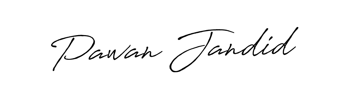 Use a signature maker to create a handwritten signature online. With this signature software, you can design (Antro_Vectra_Bolder) your own signature for name Pawan Jandid. Pawan Jandid signature style 7 images and pictures png