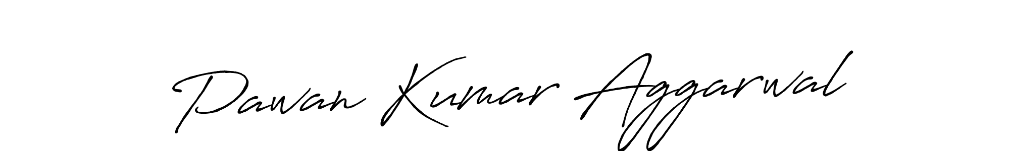 Create a beautiful signature design for name Pawan Kumar Aggarwal. With this signature (Antro_Vectra_Bolder) fonts, you can make a handwritten signature for free. Pawan Kumar Aggarwal signature style 7 images and pictures png