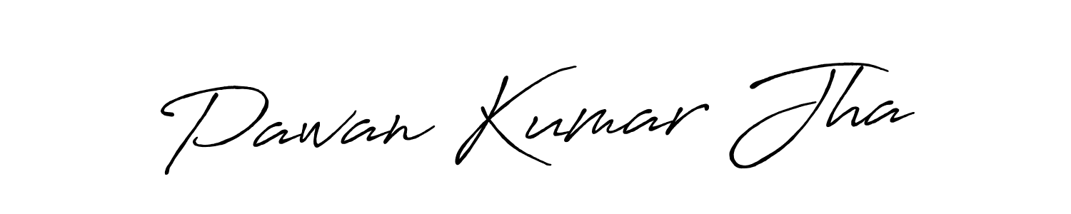 Pawan Kumar Jha stylish signature style. Best Handwritten Sign (Antro_Vectra_Bolder) for my name. Handwritten Signature Collection Ideas for my name Pawan Kumar Jha. Pawan Kumar Jha signature style 7 images and pictures png