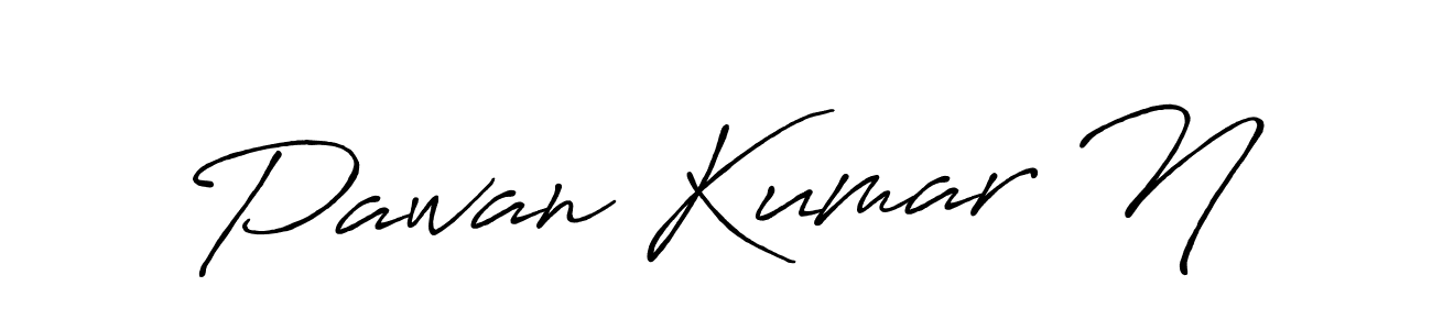 It looks lik you need a new signature style for name Pawan Kumar N. Design unique handwritten (Antro_Vectra_Bolder) signature with our free signature maker in just a few clicks. Pawan Kumar N signature style 7 images and pictures png