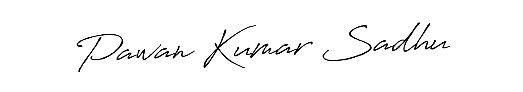 Use a signature maker to create a handwritten signature online. With this signature software, you can design (Antro_Vectra_Bolder) your own signature for name Pawan Kumar Sadhu. Pawan Kumar Sadhu signature style 7 images and pictures png