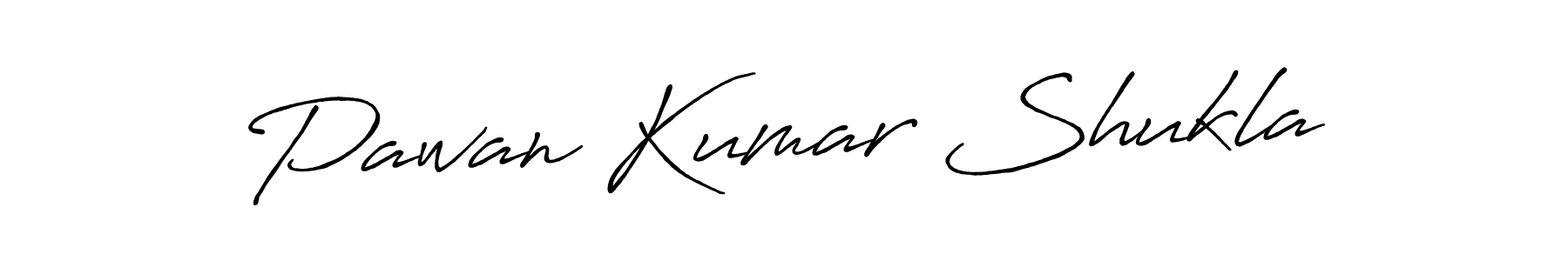 Create a beautiful signature design for name Pawan Kumar Shukla. With this signature (Antro_Vectra_Bolder) fonts, you can make a handwritten signature for free. Pawan Kumar Shukla signature style 7 images and pictures png