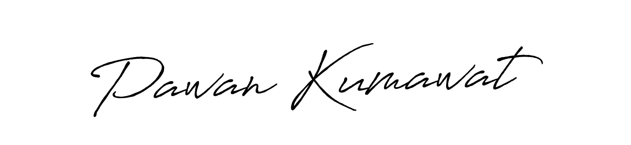 Make a beautiful signature design for name Pawan Kumawat. With this signature (Antro_Vectra_Bolder) style, you can create a handwritten signature for free. Pawan Kumawat signature style 7 images and pictures png