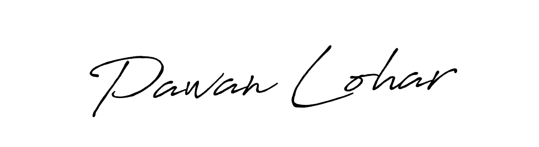 Design your own signature with our free online signature maker. With this signature software, you can create a handwritten (Antro_Vectra_Bolder) signature for name Pawan Lohar. Pawan Lohar signature style 7 images and pictures png