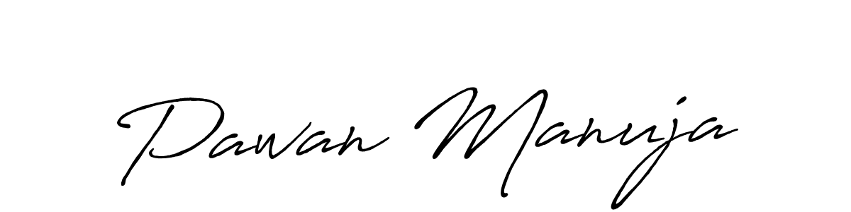 How to make Pawan Manuja signature? Antro_Vectra_Bolder is a professional autograph style. Create handwritten signature for Pawan Manuja name. Pawan Manuja signature style 7 images and pictures png