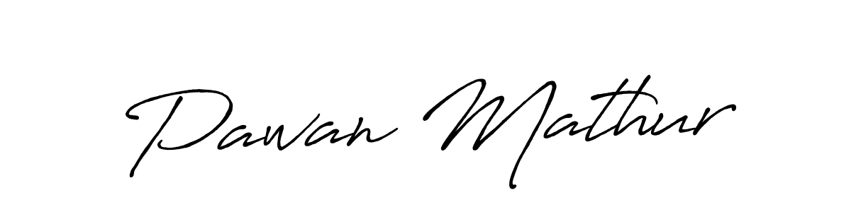 Make a beautiful signature design for name Pawan Mathur. Use this online signature maker to create a handwritten signature for free. Pawan Mathur signature style 7 images and pictures png