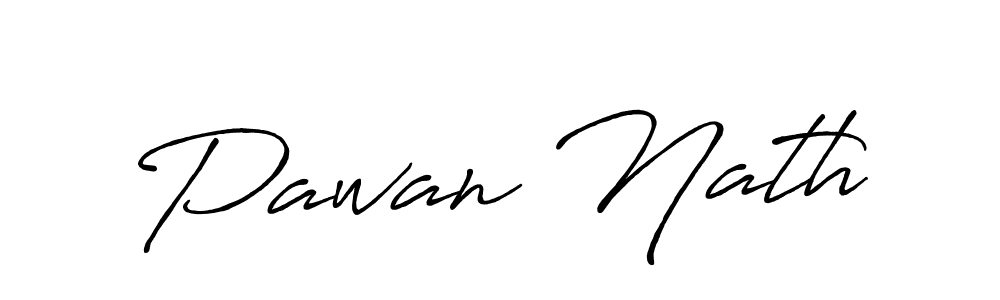 Design your own signature with our free online signature maker. With this signature software, you can create a handwritten (Antro_Vectra_Bolder) signature for name Pawan Nath. Pawan Nath signature style 7 images and pictures png