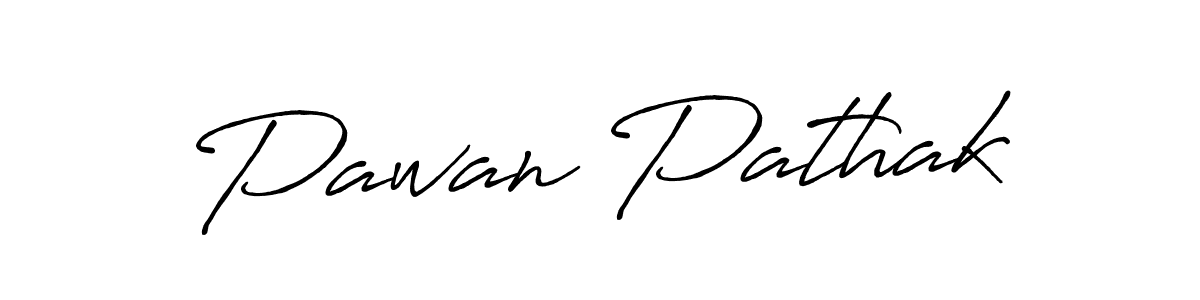 How to make Pawan Pathak name signature. Use Antro_Vectra_Bolder style for creating short signs online. This is the latest handwritten sign. Pawan Pathak signature style 7 images and pictures png